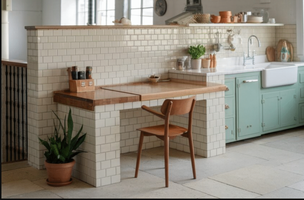 10 Inspiring Loft Kitchens with Under-Counter Dining Nooks