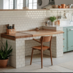 10 Inspiring Loft Kitchens with Under-Counter Dining Nooks