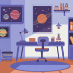 10 Unique Kids’ Room Ideas with Space Decor and LED Planet Lighting