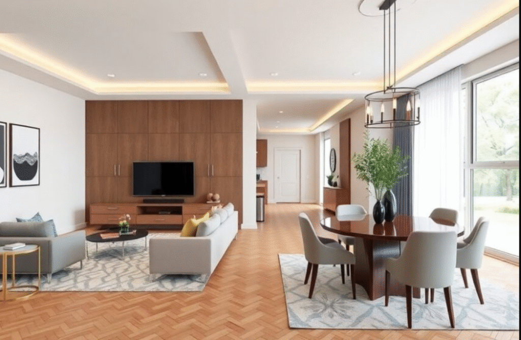 10 Stylish Modern Living Room and Dining Room Combo Ideas