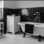 10 Stunning Black and White Bathroom Tile Ideas for a Timeless Look