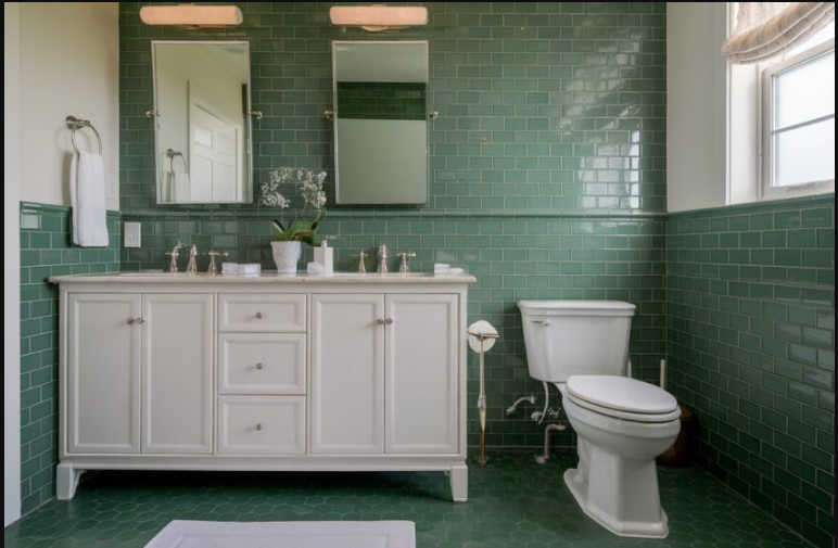 10 Stunning Green Bathroom Tile Ideas for a Fresh Look