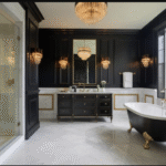 20 Luxurious Black Bathroom Interior Design Ideas