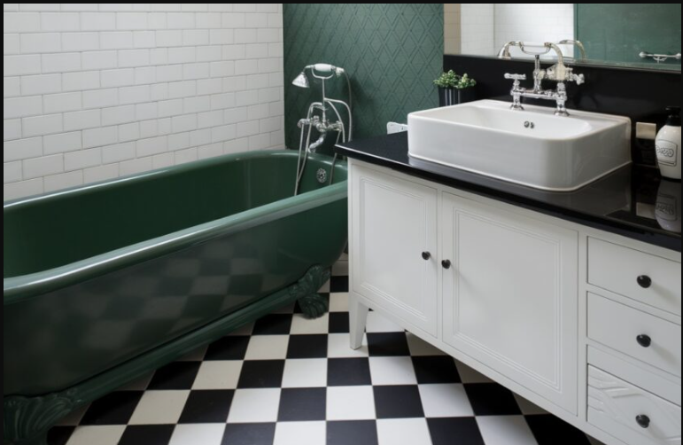 15 Stunning Black, White, and Green Bathroom Ideas to Transform Your Space