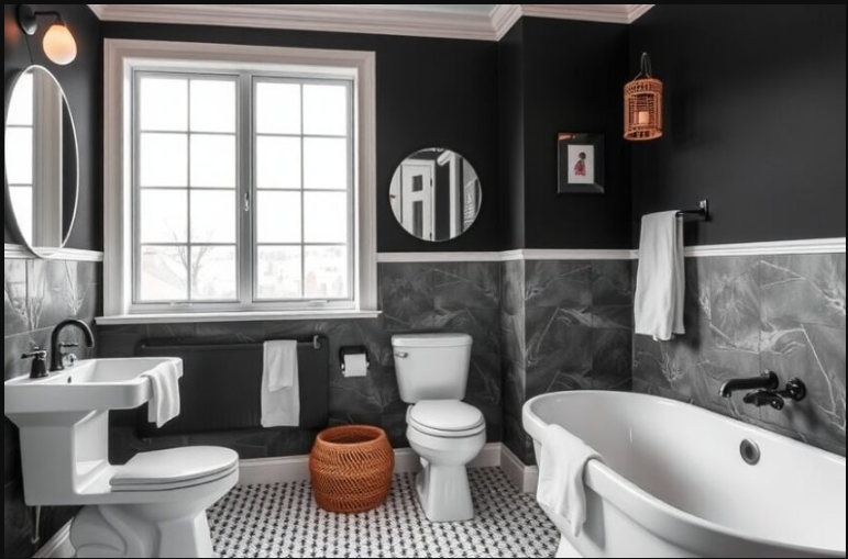 15 Stunning Black Themed Bathroom Ideas for a Chic Makeover