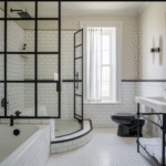 10 Stunning Bathroom Designs with Black Fixtures